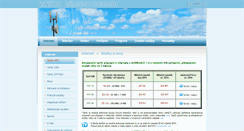 Desktop Screenshot of internet.kbnet.cz