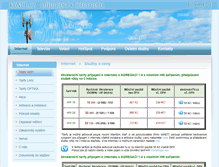 Tablet Screenshot of internet.kbnet.cz